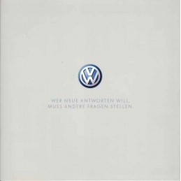 Catalogue / Brochure VW...