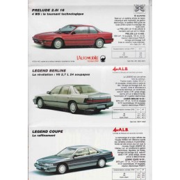 Catalogue / Leaflet HONDA...