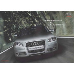 Catalogue / Sheet Audi A3...