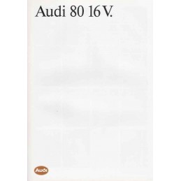 Catalogue / Leaflet Audi 80...