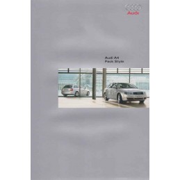 Catalogue / Sheet Audi A4...