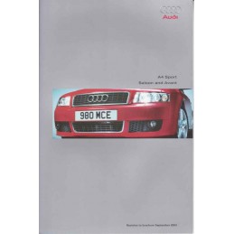 Catalogue / Leaflet Audi A4...