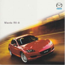 Catalogue / Sheet MAZDA RX8...