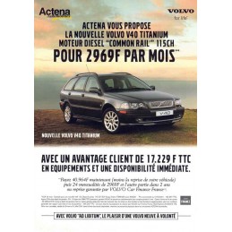 Catalogue / Sheet VOLVO V40...