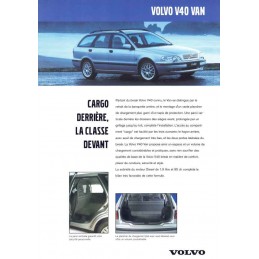 Catalogue / Sheet VOLVO V40...