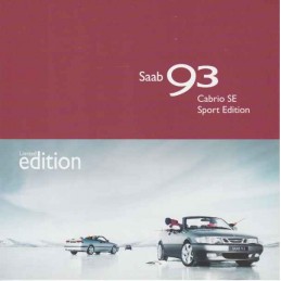 Catalogue / Sheet SAAB 9.3...