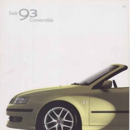 Catalogue / Brochure SAAB...