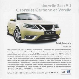 Catalogue / Sheet SAAB 9.3...