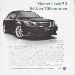 Catalogue / Sheet SAAB 9.3...