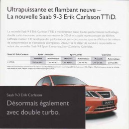 Catalogue / Sheet SAAB 9.3...