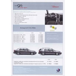 Catalogue / Sheet SAAB 9.5...