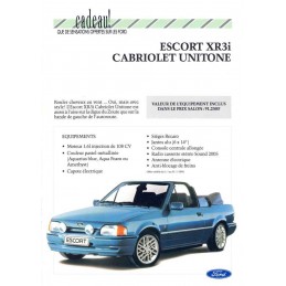 Catalogue / Sheet Ford...