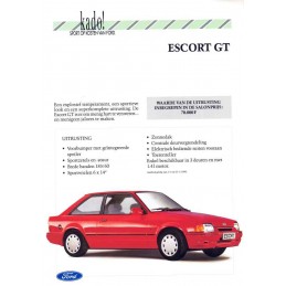 Catalogue / Sheet Ford...