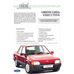 Catalogue / Sheet Ford...