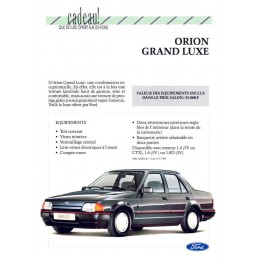Catalogue / Sheet Ford...