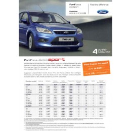 Catalogue / Sheet Ford...