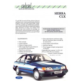 Catalogue / Sheet Ford...