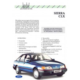 Catalogue / Sheet Ford...