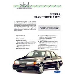 Catalogue / Sheet Ford...