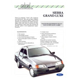 Catalogue / Sheet Ford...