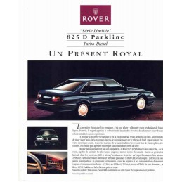 Catalogue / Sheet Rover 825...
