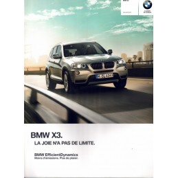 Catalogue / Brochure BMW X3...