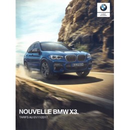 Catalogue / Brochure BMW X3...