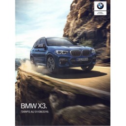 Catalogue / Brochure BMW X3...