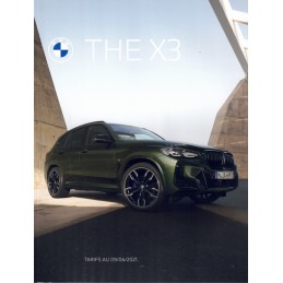 Catalogue / Brochure BMW X3...