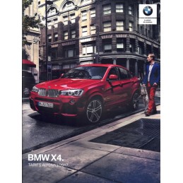Catalogue / Brochure BMW X4...