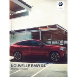 Catalogue / Brochure BMW X4...