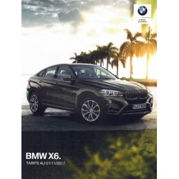 Catalogue / Brochure BMW X6...