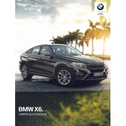 Catalogue / Brochure BMW X6...