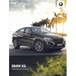 Catalogue / Brochure BMW X6...