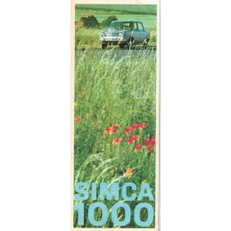 Catalogue / Brochure SIMCA...
