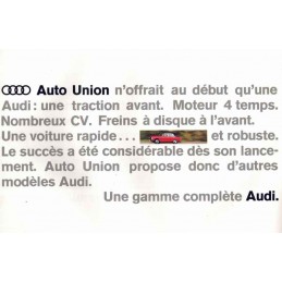 Catalogue / Brochure Audi...