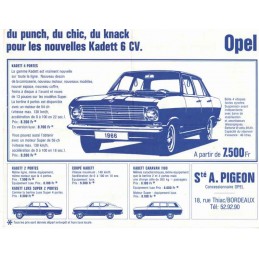Catalogue / Leaflet OPEL...