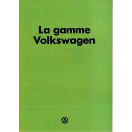 Catalogue / Brochure VW...