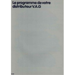 Catalogue / Brochure VW...