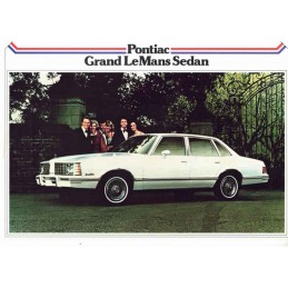 Catalogue / Sheet Pontiac...