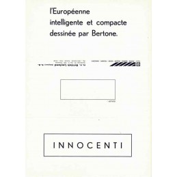 Catalogue / Sheet Innocenti...