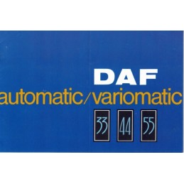 Catalogue / Brochure DAF...