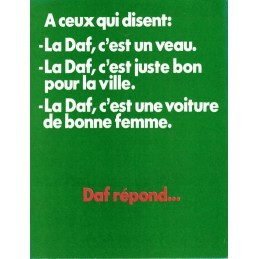 Catalogue / Leaflet DAF...