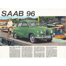 Catalogue / Sheet SAAB 96...