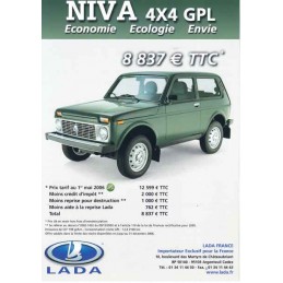 Catalogue / Sheet LADA Niva...