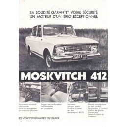 Catalogue / Sheet MOSKVITCH...