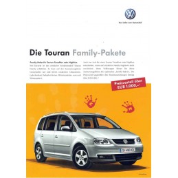 Catalogue / Sheet VW Touran...