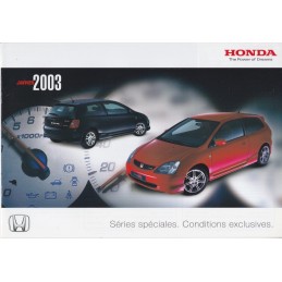 Catalogue / Brochure HONDA...