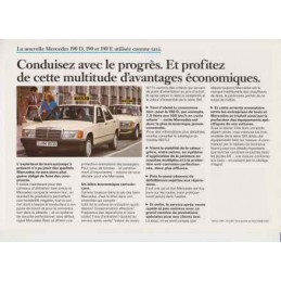 Catalogue / Sheet Mercedes...