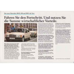 Catalogue / Sheet Mercedes...